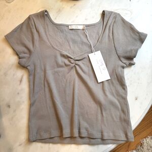 NWT size large LUSH crop top